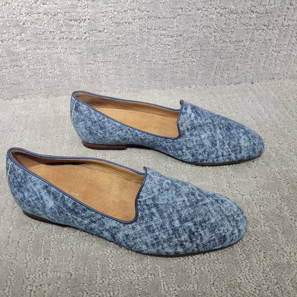 Vionic Willa II Womens Size 8.5 Wide Blue Orthotic Denim Loafers Flats Shoes - Picture 5 of 11